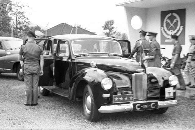 This 1952 Humber SuperSnipe Staff Car was used to transport General